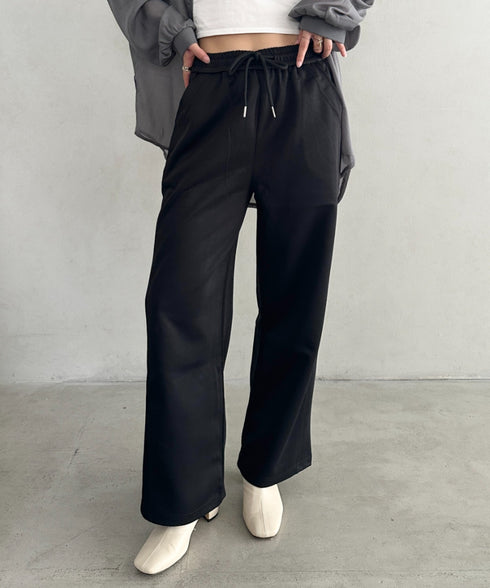 ハイウエストイージースウェットパンツ | MD2253030 | ブラック