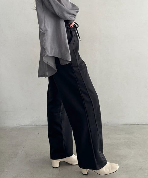 ハイウエストイージースウェットパンツ | MD2253030 | ブラック