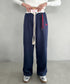 チャーム付きウエスト配色スウェットパンツ | MD2253031 | ネイビー