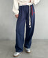 チャーム付きウエスト配色スウェットパンツ | MD2253031 | ネイビー