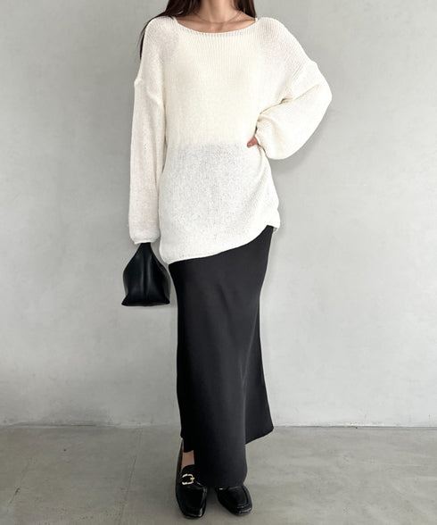 透かし編みゆるニットトップス | MD2253032 | アイボリー