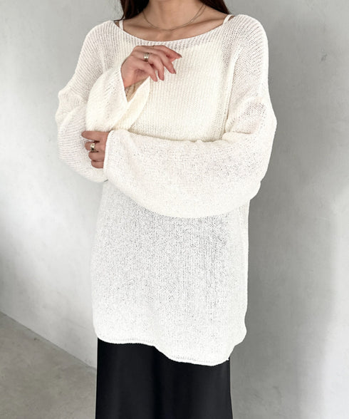 透かし編みゆるニットトップス | MD2253032 | アイボリー