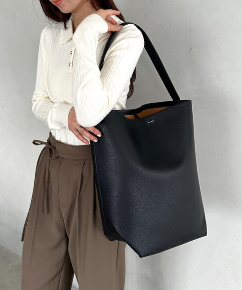 通勤通学にお勧め PUバケツトートバッグ | MD1253033 | ブラック