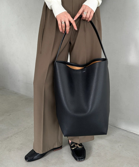 通勤通学にお勧め PUバケツトートバッグ | MD1253033 | ブラック