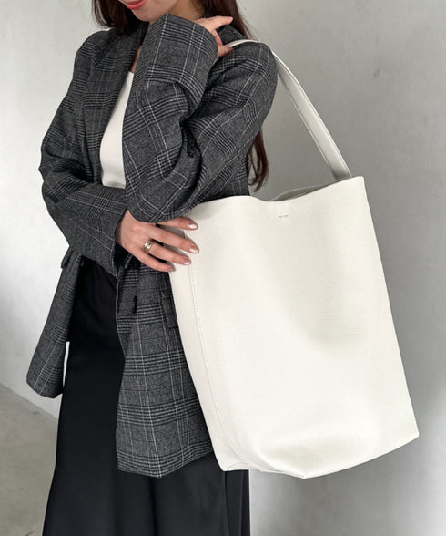 通勤通学にお勧め PUバケツトートバッグ | MD1253033 | アイボリー