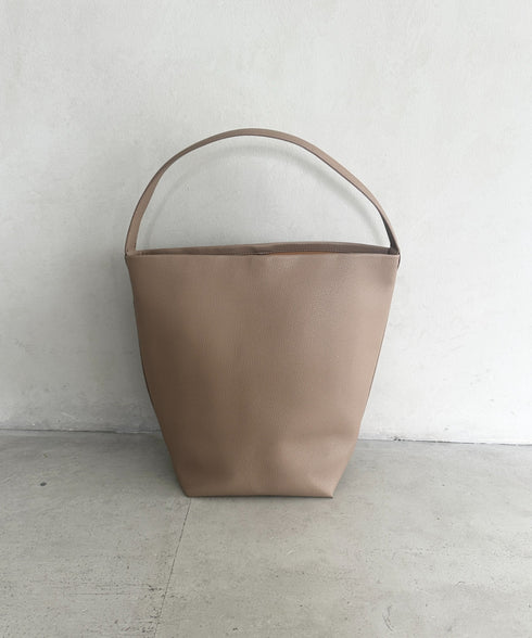 通勤通学にお勧め PUバケツトートバッグ | MD1253033 | グレイッシュベージュ