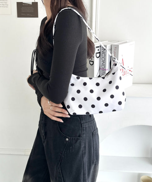ドット柄水玉ミニショルダーバッグ | WR1253033 | ホワイト