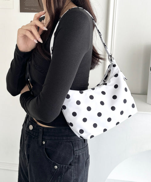 ドット柄水玉ミニショルダーバッグ | WR1253033 | ホワイト