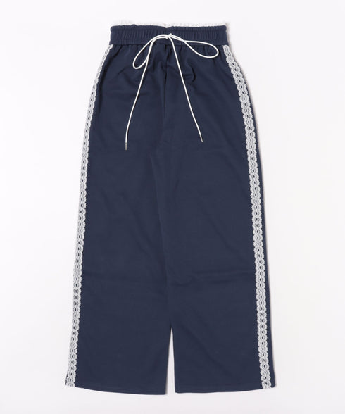 レースレイヤードラインスウェットパンツ | WR2253031 | ネイビー