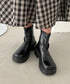 バックジップPUショートブーツ | CL3256018 | ブラック