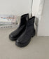 バックジップPUショートブーツ | CL3256018 | ブラック