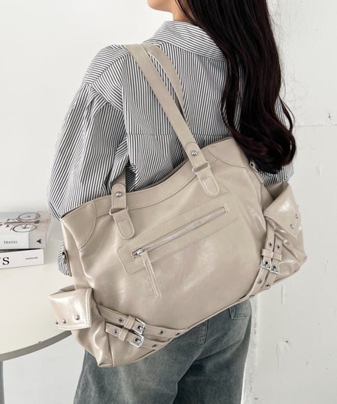 【A4サイズ対応】ヴィンテージライクボストンバッグ | CL1256020 | ベージュ