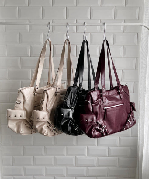 【A4サイズ対応】ヴィンテージライクボストンバッグ | CL1256020 | アイボリー