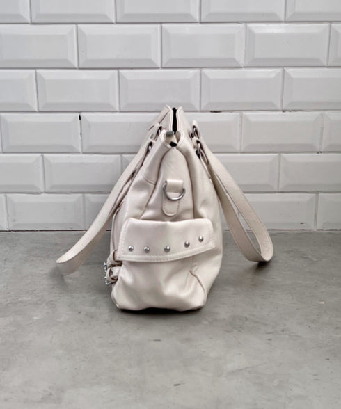 【A4サイズ対応】ヴィンテージライクボストンバッグ | CL1256020 | アイボリー