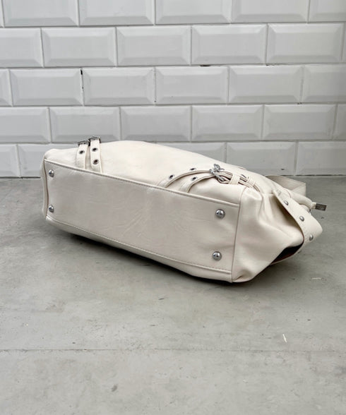 【A4サイズ対応】ヴィンテージライクボストンバッグ | CL1256020 | アイボリー