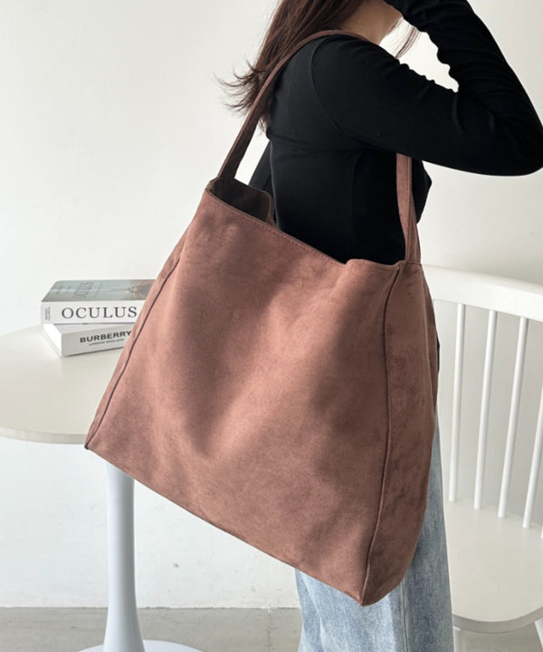 【A4サイズ対応】スエードライクトートバッグ | CL1256024 | ブラウン