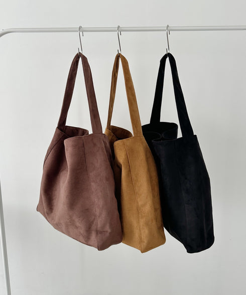 【A4サイズ対応】スエードライクトートバッグ | CL1256024 | キャメル