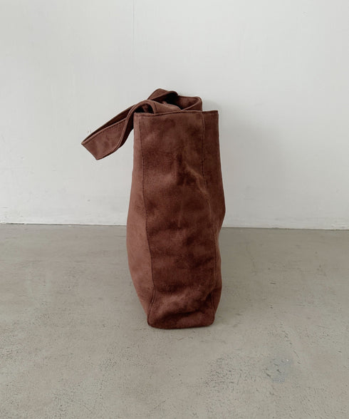 【A4サイズ対応】スエードライクトートバッグ | CL1256024 | ブラウン