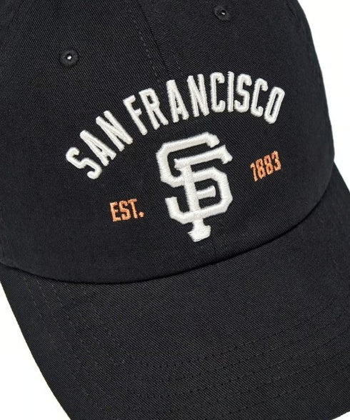 MLB KOREA(エムエルビーコリア)/ヴィンテージ 刺繍 ロゴパッチ メジャーリーグ ベースボール キャップ 帽子/Vintage Cooperstown Patch Unstruck Ball Cap | AT5253044 | ブラック系その他