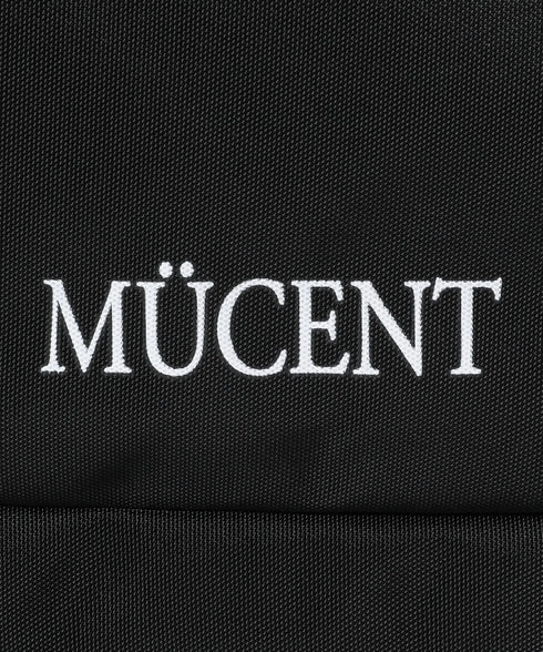MUCENT(ムセント)/大容量 A4サイズ対応 リュック メタル ロゴ バックパック/MIKEY METAL LOGO BACK PACK | AT1253045 | ブラック