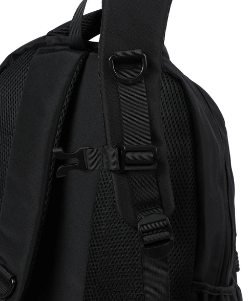 MUCENT(ムセント)/大容量 A4サイズ対応 リュック メタル ロゴ バックパック/MIKEY METAL LOGO BACK PACK | AT1253045 | ブラック