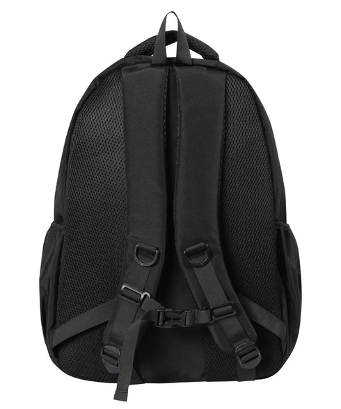 MUCENT(ムセント)/大容量 A4サイズ対応 リュック メタル ロゴ バックパック/MIKEY METAL LOGO BACK PACK | AT1253045 | ブラック