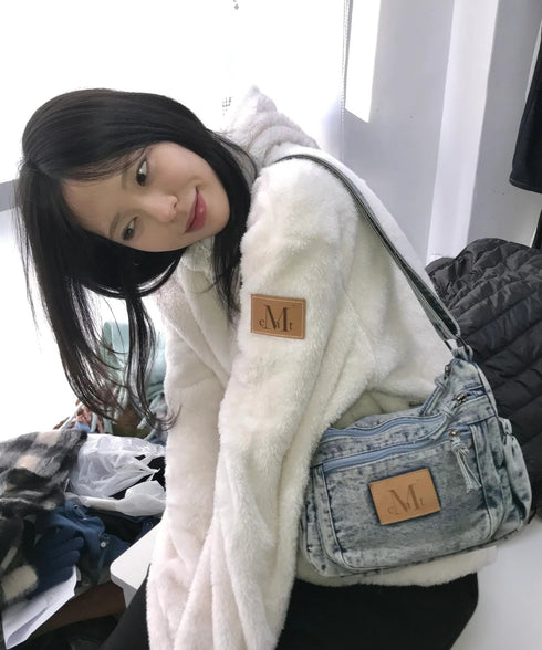 MUCENT(ムセント)/ウォッシング デニム クロス ショルダーバッグ/STONE WASHING DENIM CROSS BAG | AT1253046 | その他1