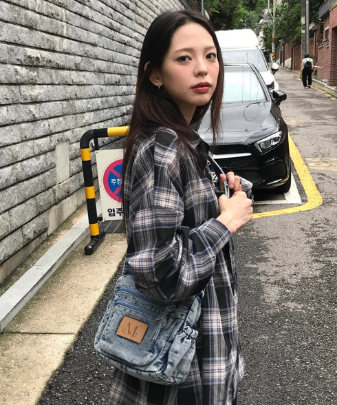MUCENT(ムセント)/ウォッシング デニム クロス ショルダーバッグ/STONE WASHING DENIM CROSS BAG | AT1253046 | その他1