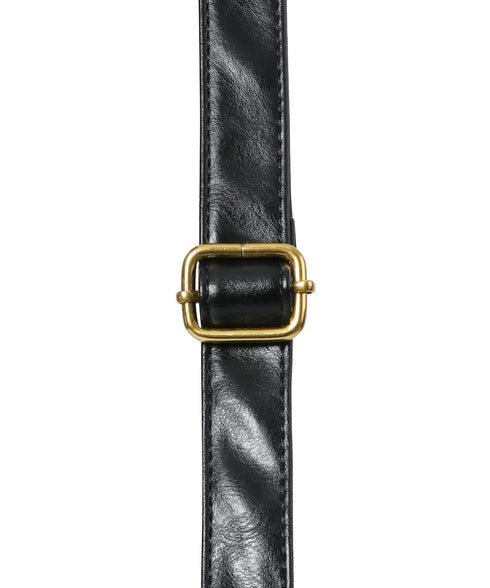 MUCENT(ムセント)/軽量 ゴールドライン ショルダー トートバッグ/MERIN GOLD LINE LEATHER SHOULDER BAG | AT1253047 | ブラック