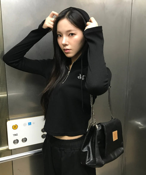 MUCENT(ムセント)/チェーン ショルダーバッグ/INFINITY LEATHER CHAIN SHOULDER BAG | AT1253049 | ブラック