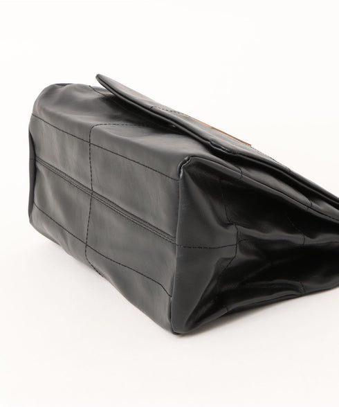 MUCENT(ムセント)/チェーン ショルダーバッグ/INFINITY LEATHER CHAIN SHOULDER BAG | AT1253049 | ブラック