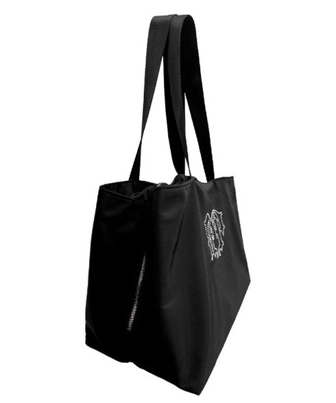 BLACK PURPLE(ブラックパープル)/大容量 クリスタル ショルダー トートバッグ/BP Crystal DoubleSide Bag | AT1253051 | ブラック