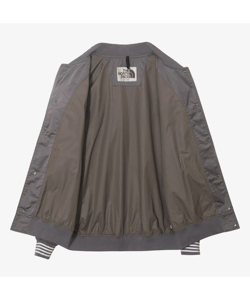 THE NORTH FACE(ザ・ノースフェイス)/ロゴ刺繍 ワッペン スタジャン ジャケット/SPORTY BOMBER JACKET | IM2253061 | ブラウン