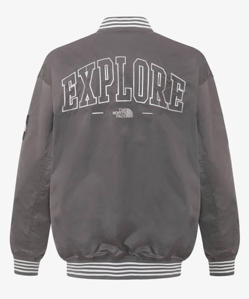 THE NORTH FACE(ザ・ノースフェイス)/ロゴ刺繍 ワッペン スタジャン ジャケット/SPORTY BOMBER JACKET | IM2253061 | ブラウン