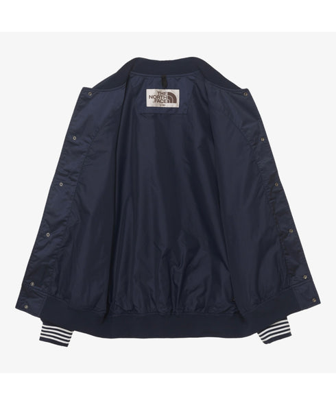 THE NORTH FACE(ザ・ノースフェイス)/ロゴ刺繍 ワッペン スタジャン ジャケット/SPORTY BOMBER JACKET | IM2253061 | ネイビー