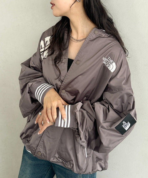 THE NORTH FACE(ザ・ノースフェイス)/ロゴ刺繍 ワッペン スタジャン ジャケット/SPORTY BOMBER JACKET | IM2253061 | ブラウン