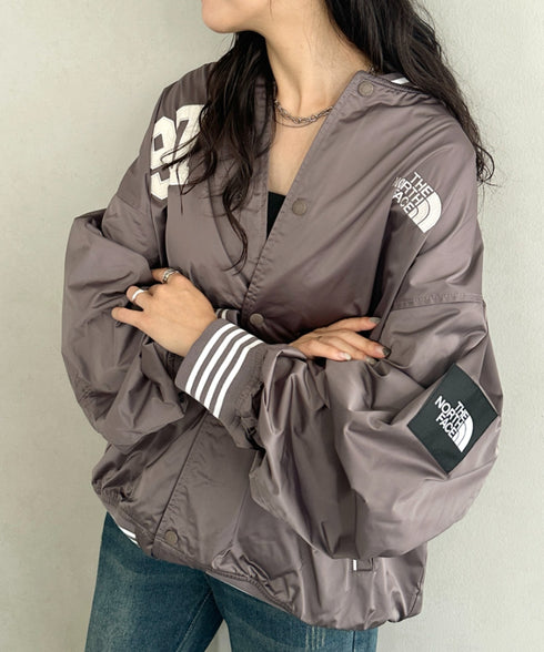 THE NORTH FACE(ザ・ノースフェイス)/ロゴ刺繍 ワッペン スタジャン ジャケット/SPORTY BOMBER JACKET | IM2253061 | ブラウン