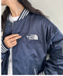 THE NORTH FACE(ザ・ノースフェイス)/ロゴ刺繍 ワッペン スタジャン ジャケット/SPORTY BOMBER JACKET | IM2253061 | ネイビー