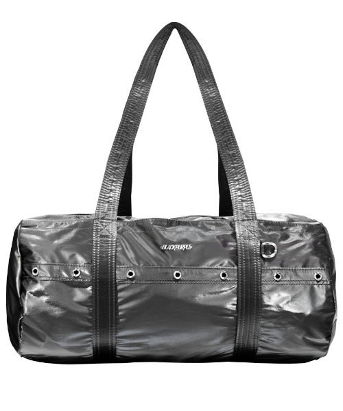 BLACK PURPLE(ブラックパープル)/大容量 グロッシー ショルダー ボストン ダッフルバッグ/Niki Glossy D | AT1253052 | シルバー
