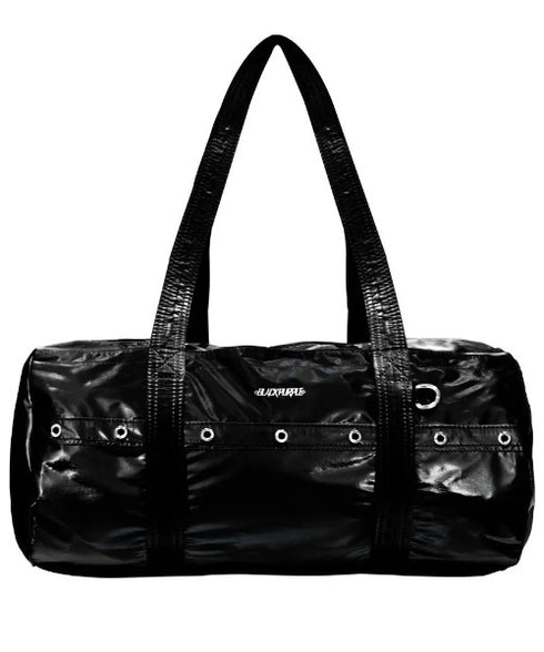 BLACK PURPLE(ブラックパープル)/大容量 グロッシー ショルダー ボストン ダッフルバッグ/Niki Glossy D | AT1253052 | ブラック