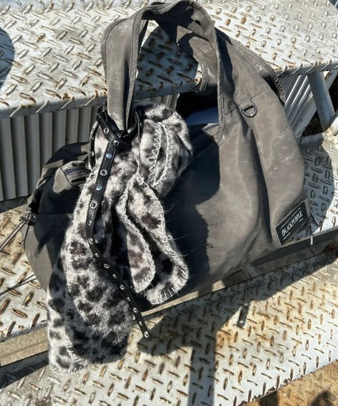 BLACK PURPLE(ブラックパープル)/大容量 マーメイド ショルダー トートバッグ/Mermaid Vicky Bag | AT1253053 | チャコールグレー