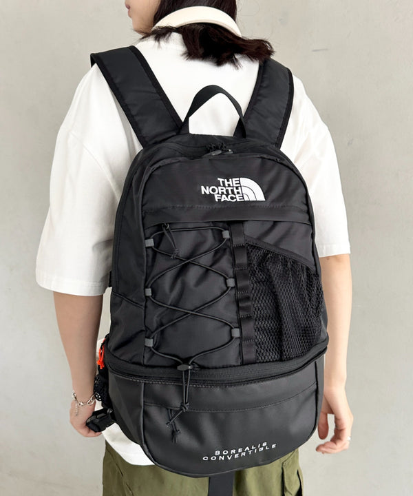 日本未発売 THE NORTH FACE(ザ・ノースフェイス)/2WAY A4サイズ収納 大容量 リュック バックパック ヒップサック/BOREALIS CONVERTIBLE PACK | IM1253059 | ブラック