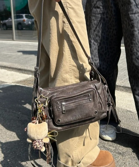 BLACK PURPLE(ブラックパープル)/3WAY 軽量 ショルダー トート クロスバッグ/Marco Bag | AT1253055 | ブラウン