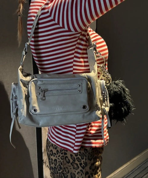 BLACK PURPLE(ブラックパープル)/3WAY 軽量 ショルダー トート クロスバッグ/Marco Bag | AT1253055 | ベージュ