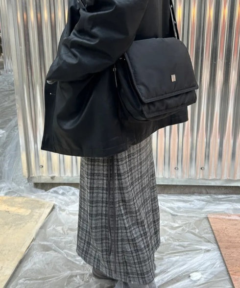 BLACK PURPLE(ブラックパープル)/3WAY 軽量 ショルダー クロスバッグ ポーチ/3-Way Cloud Bag-M | AT1253056 | ブラック