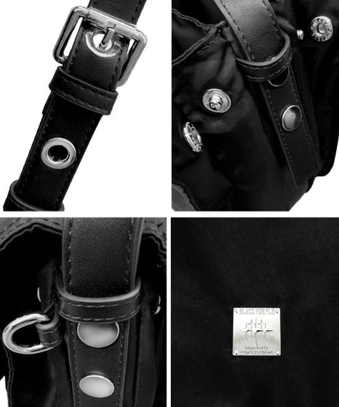 BLACK PURPLE(ブラックパープル)/3WAY 軽量 ショルダー クロスバッグ ポーチ/3-Way Cloud Bag-M | AT1253056 | ブラック