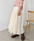 ローズチュールロングフレアスカート | SL2256077 | アイボリー