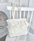 ジップ開閉フリルトートバッグ | LO1256038 | アイボリー