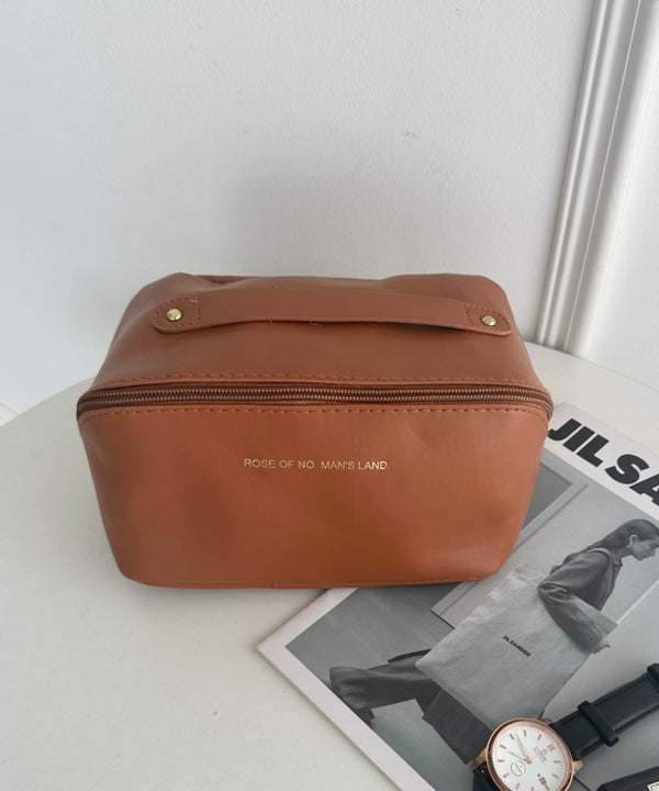 大容量収納トラベルメイクポーチ | WR6253040 | ブラウン