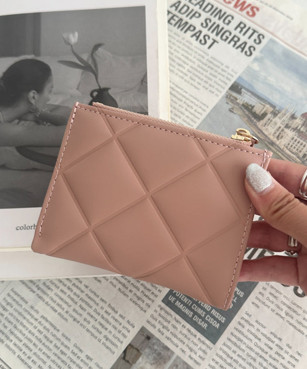 薄型キルティングミニウォレット | WR6253042 | ピンク